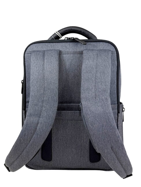 BRIEF 2 laptop backpack and ipad holder in recycled fabric Grey - Laptop backpacks