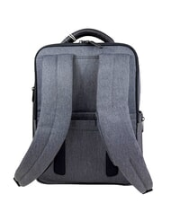 PIQUADRO BRIEF 2 laptop backpack and ipad holder in recycled fabric Grey - Laptop backpacks - 2