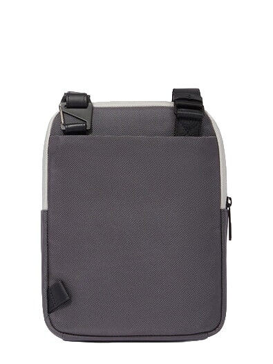 BRIEF 2 ipad bag in recycled fabric Grey - Over-the-shoulder Bags for Men