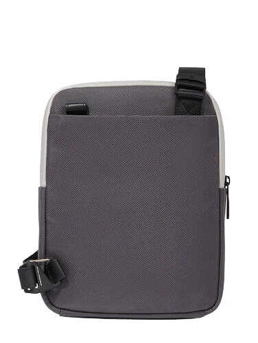 BRIEF 2 ipad bag in recycled fabric Grey - Over-the-shoulder Bags for Men
