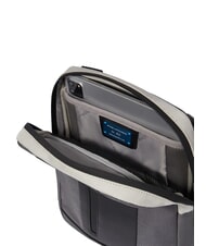 PIQUADRO BRIEF 2 ipad bag in recycled fabric Grey - Over-the-shoulder Bags for Men - 5