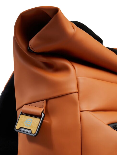 CORNER SPECIALE GOMMATO Roll-top backpack for 15.6" laptop LEATHER - Laptop backpacks