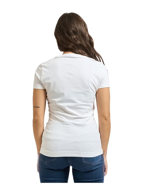 FEATHER TRIANGLE Cotton T-Shirt purwhite - T-shirt