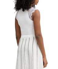 GUESS MILLIE Top purwhite - T-shirt - 2