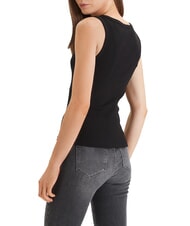 GUESS LOGO SCRIPT Top jetbla - T-shirt - 2