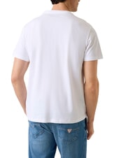 GUESS PATCH LOGO Cotton T-Shirt purwhite - T-shirt - 2