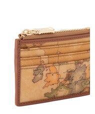 ALVIERO MARTINI PRIMA CLASSE GEO CLASSIC Card holder with coin purse, mixed leather - Women&rsquo;s Wallets
