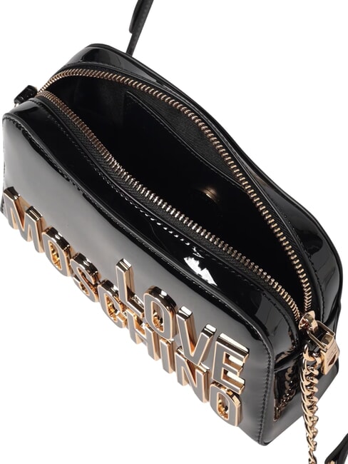 ENAMELED Shoulder bag, shiny Black - Women&rsquo;s Bags