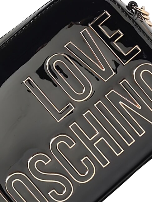 ENAMELED Shoulder bag, shiny Black - Women&rsquo;s Bags