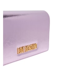 LOVE MOSCHINO SMART DAILY Clutch bag with chain rose - Women&rsquo;s Bags - 5