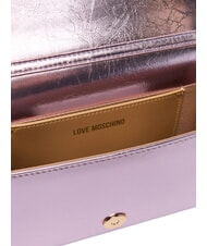 LOVE MOSCHINO SMART DAILY Clutch bag with chain rose - Women&rsquo;s Bags - 6