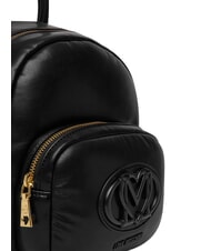 LOVE MOSCHINO PILLOW Backpack with front pocket Black - Women&rsquo;s Bags - 6