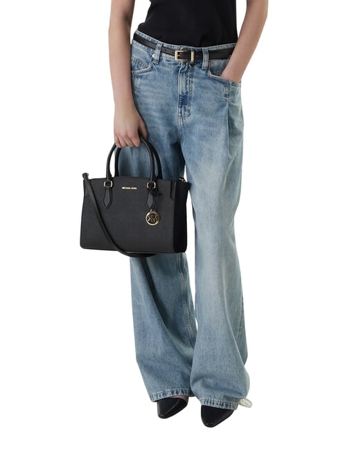 BECCA Handbag with shoulder strap, in leather black - Women&rsquo;s Bags