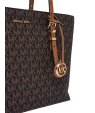 MICHAEL KORS QUINN Leather shoulder tote bag brn/acorn - Women&rsquo;s Bags - 7