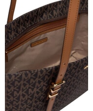 MICHAEL KORS QUINN Leather shoulder tote bag brn/acorn - Women&rsquo;s Bags - 8