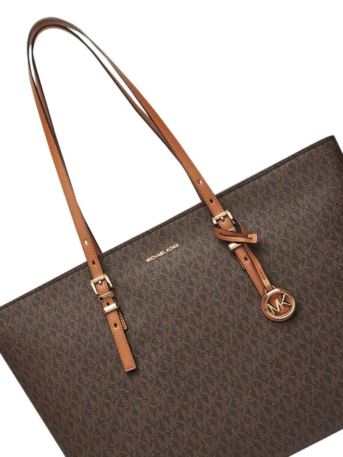 QUINN Leather shoulder shopping bag brn/acorn - Women&rsquo;s Bags