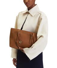 MICHAEL KORS QUINN Medium leather shopping bag - Women&rsquo;s Bags