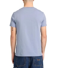 TIMBERLAND SS DUNRIVER CREW Cotton T-shirt medium blue - T-shirt - 2