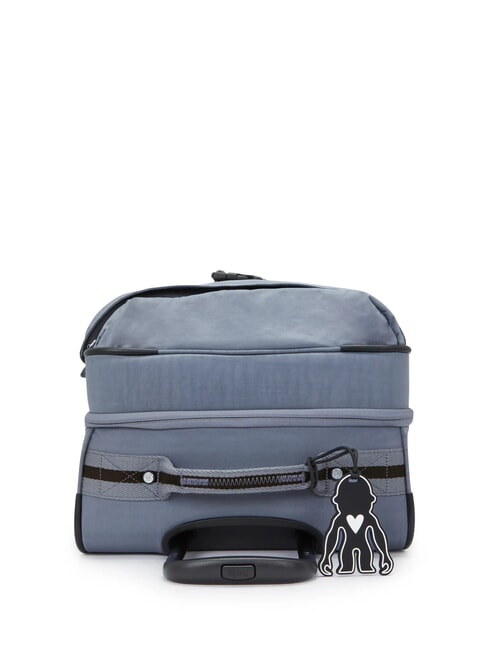 SPONTANEOUS Medium size trolley blue stone - Semi-rigid Trolley Cases