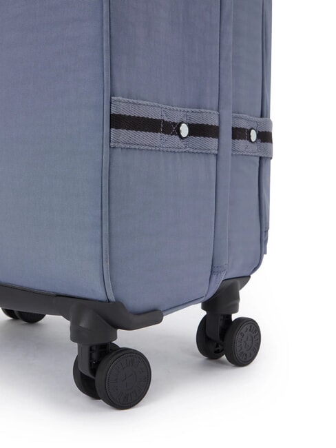 SPONTANEOUS Medium size trolley blue stone - Semi-rigid Trolley Cases