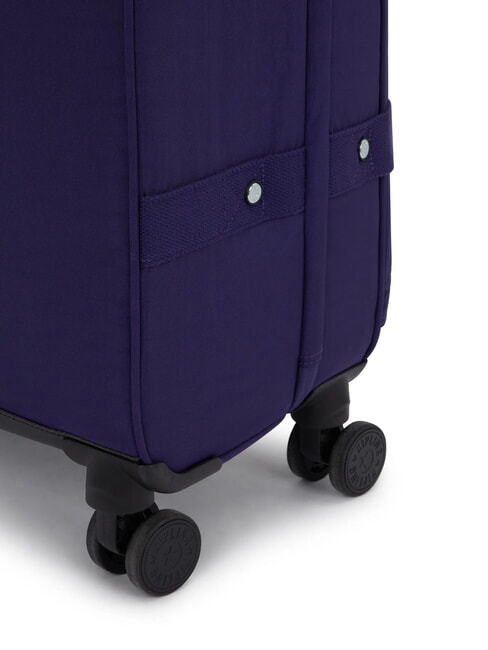 SPONTANEOUS Medium size trolley dark blue - Semi-rigid Trolley Cases