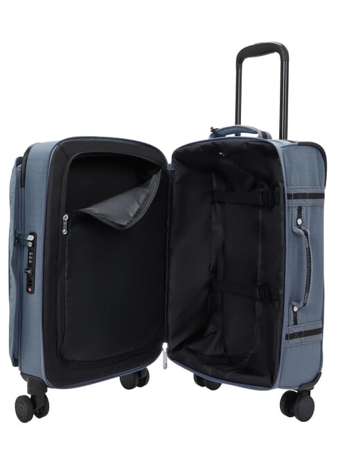 SPONTANEOUS S Hand luggage trolley blue stone - Hand luggage