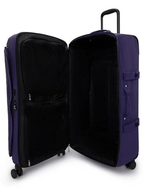 SPONTANEOUS Large size trolley dark blue - Semi-rigid Trolley Cases