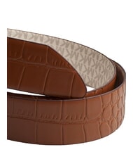 MICHAEL KORS BELT Leather belt brown - Belts - 3