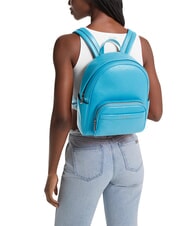 MICHAEL KORS BEX Backpack with front pocket, in leather Santorini Blue - Women&rsquo;s Bags - 5