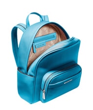 MICHAEL KORS BEX Backpack with front pocket, in leather Santorini Blue - Women&rsquo;s Bags - 3