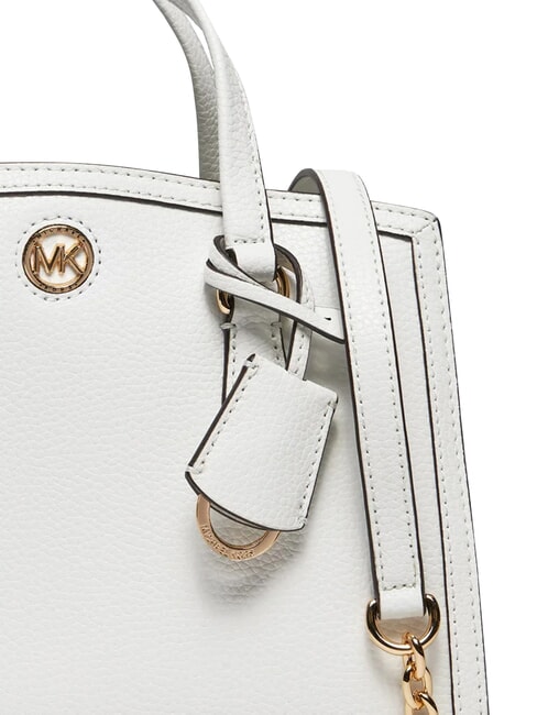 CHANTAL Handbag with shoulder strap, in leather white - Women&rsquo;s Bags