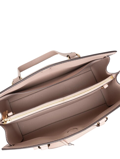 CHANTAL Handbag with shoulder strap, in leather soft pink - Women&rsquo;s Bags