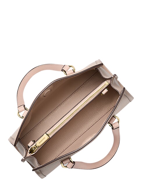 CHANTAL Handbag with shoulder strap, in leather soft pink - Women&rsquo;s Bags