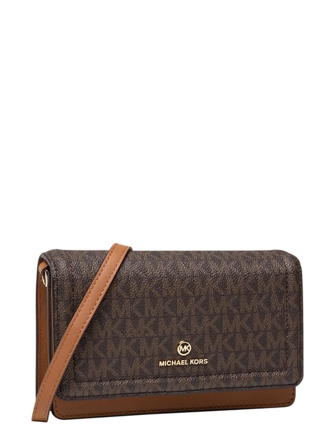 JET SET Mini shoulder bag, in leather brown - Women&rsquo;s Bags