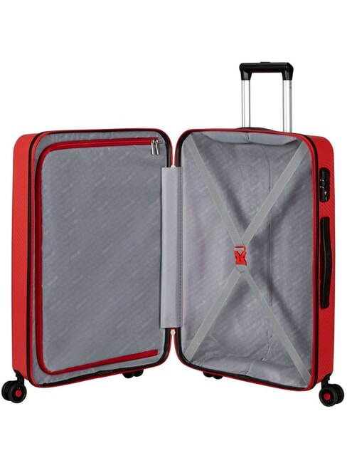 SUMMER HIT Large Trolley racing red - Rigid Trolley Cases