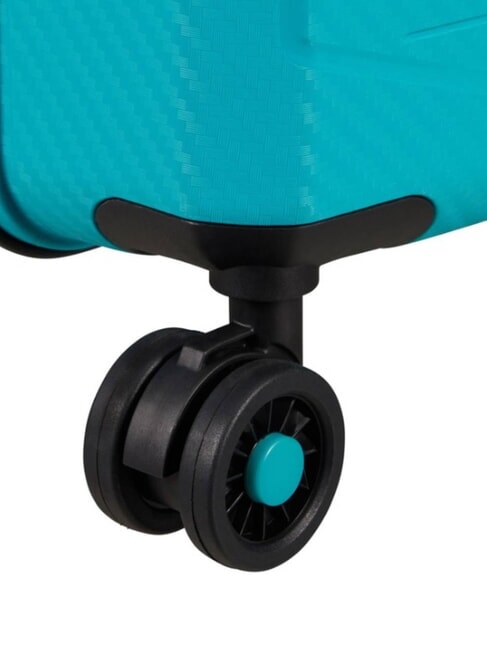 SUMMER HIT Large Trolley turquoise - Rigid Trolley Cases