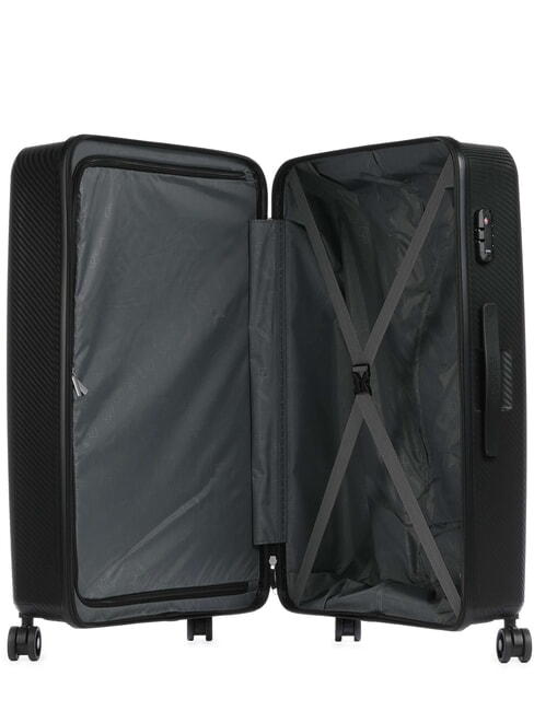 SUMMER HIT Large Trolley BLACK - Rigid Trolley Cases