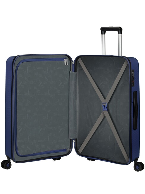 SUMMER HIT Medium Trolley BLUE - Rigid Trolley Cases