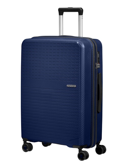 SUMMER HIT Medium Trolley BLUE - Rigid Trolley Cases