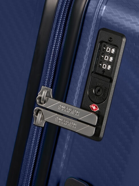 SUMMER HIT Medium Trolley BLUE - Rigid Trolley Cases