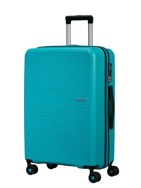SUMMER HIT Cabin + Medium + Large Trolley Set turquoise - Trolley Set