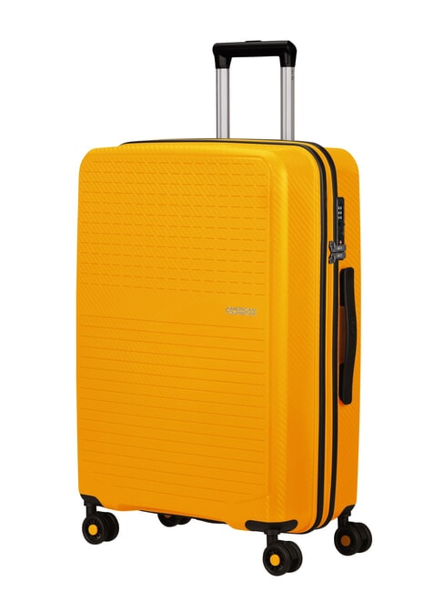 SUMMER HIT Cabin + Medium + Large Trolley Set goldenyellow - Trolley Set