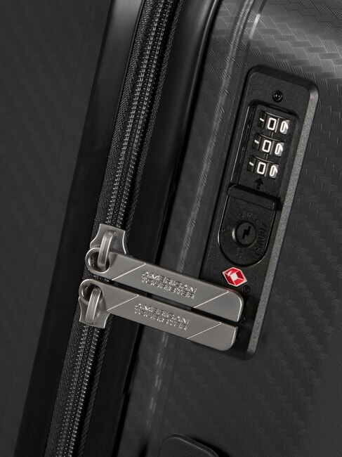 SUMMER HIT Cabin + Medium + Large Trolley Set BLACK - Trolley Set