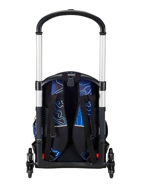 MAPSET BOY 3-wheel trolley backpack, removable Bluedeep - Backpack trolleys