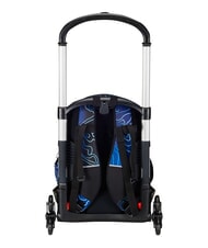 SEVEN MAPSET BOY 3-wheel trolley backpack, removable Bluedeep - Backpack trolleys - 6