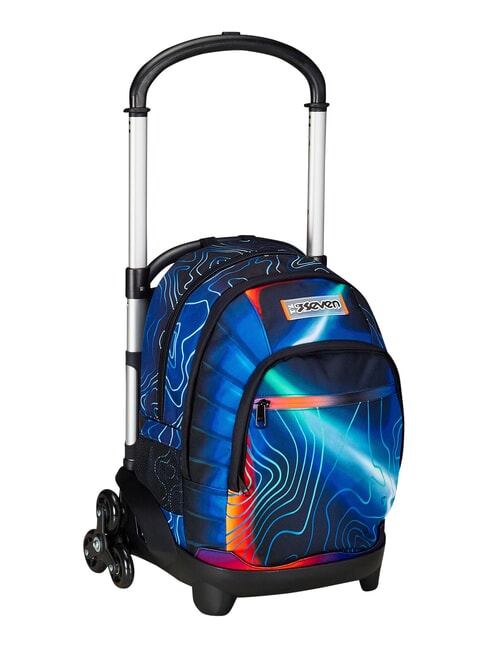 MAPSET BOY 3-wheel trolley backpack, removable Bluedeep - Backpack trolleys