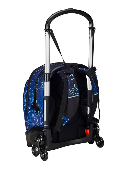 MAPSET BOY 3-wheel trolley backpack, removable Bluedeep - Backpack trolleys
