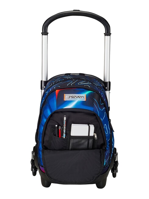 MAPSET BOY 3-wheel trolley backpack, removable Bluedeep - Backpack trolleys