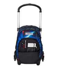 SEVEN MAPSET BOY 3-wheel trolley backpack, removable Bluedeep - Backpack trolleys - 11