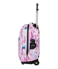 INVICTA FANTASY GRS 2-wheel trolley backpack, fixed marble flower - Backpack trolleys - 4